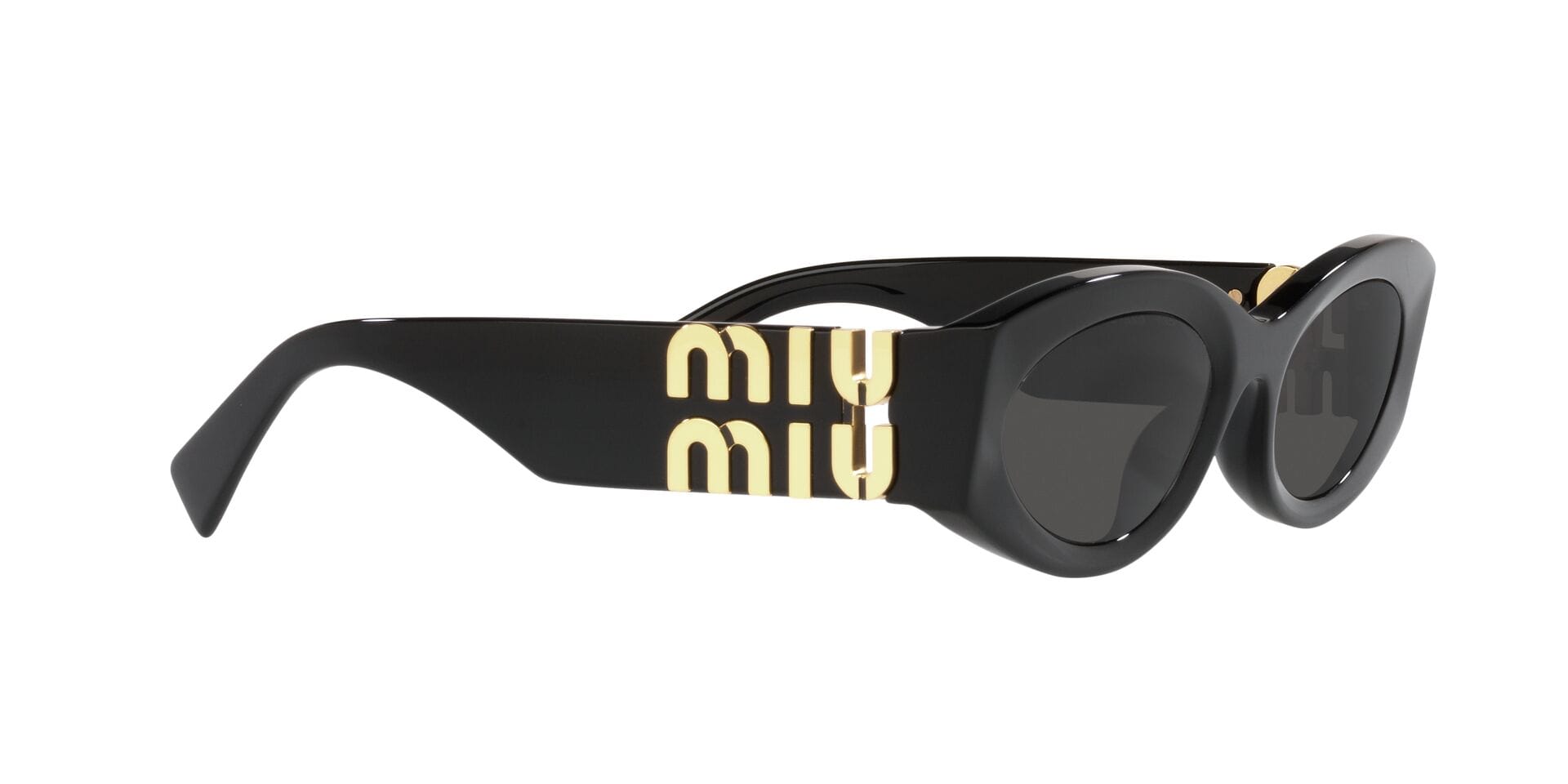 Miu Miu 0MU11WS Sunglass Black Female Shell Shell Sunglass — Black frame — view 11