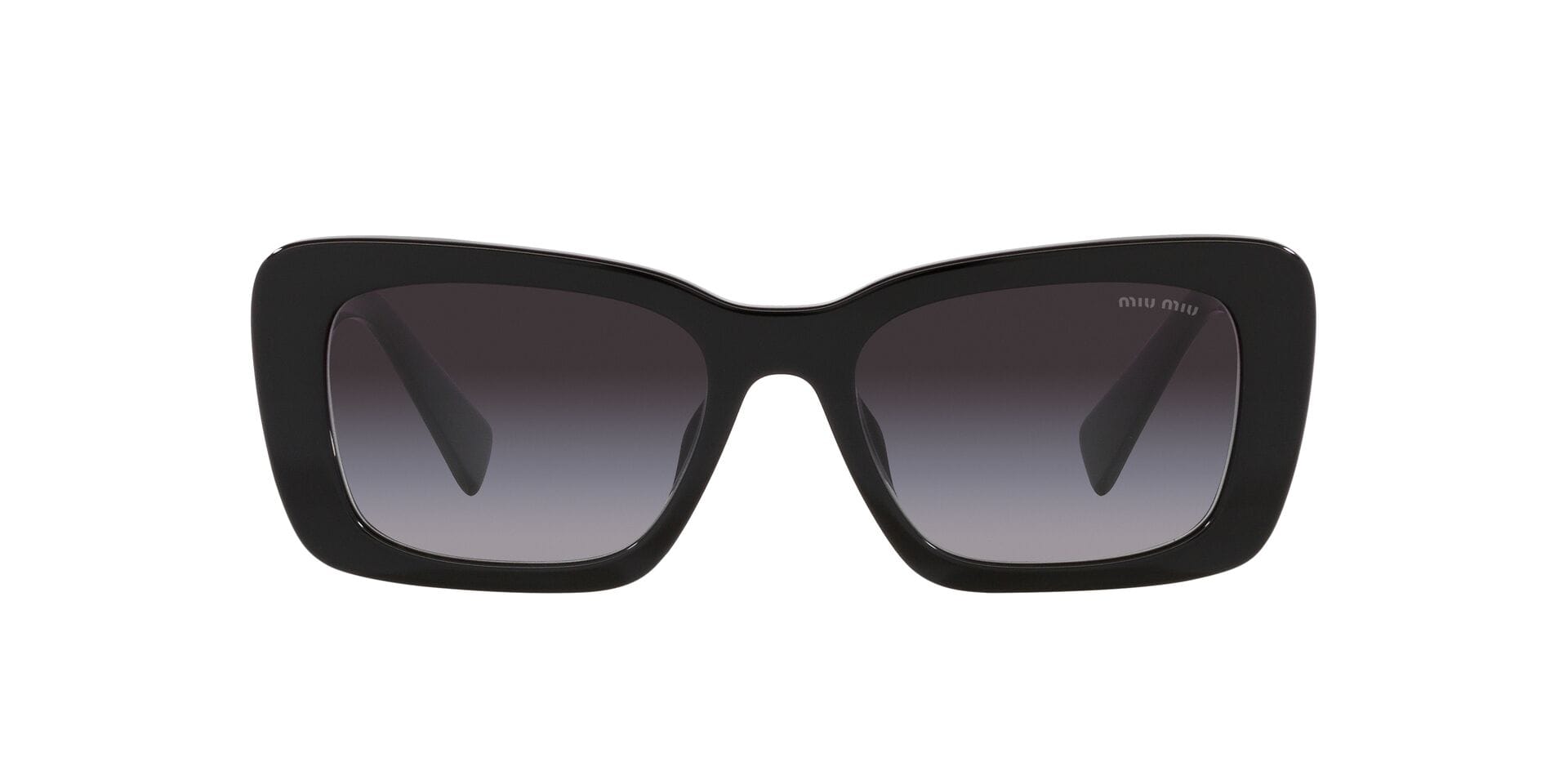 Miu Miu 0MU07YS Sunglass Black Female Shell Shell Sunglass — Black frame — view 2
