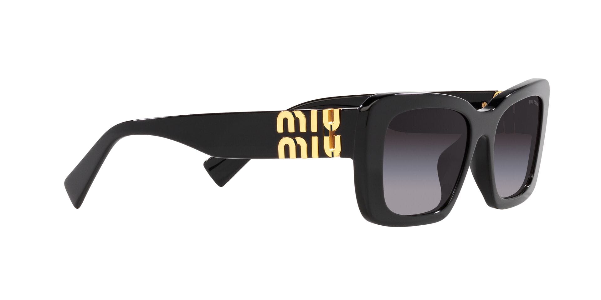 Miu Miu 0MU07YS Sunglass Black Female Shell Shell Sunglass — Black frame — view 11