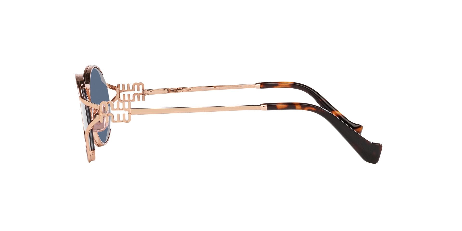 Miu Miu 0MU52YS Sunglass Pink Female Metal Metal Sunglass — Pink frame — view 4