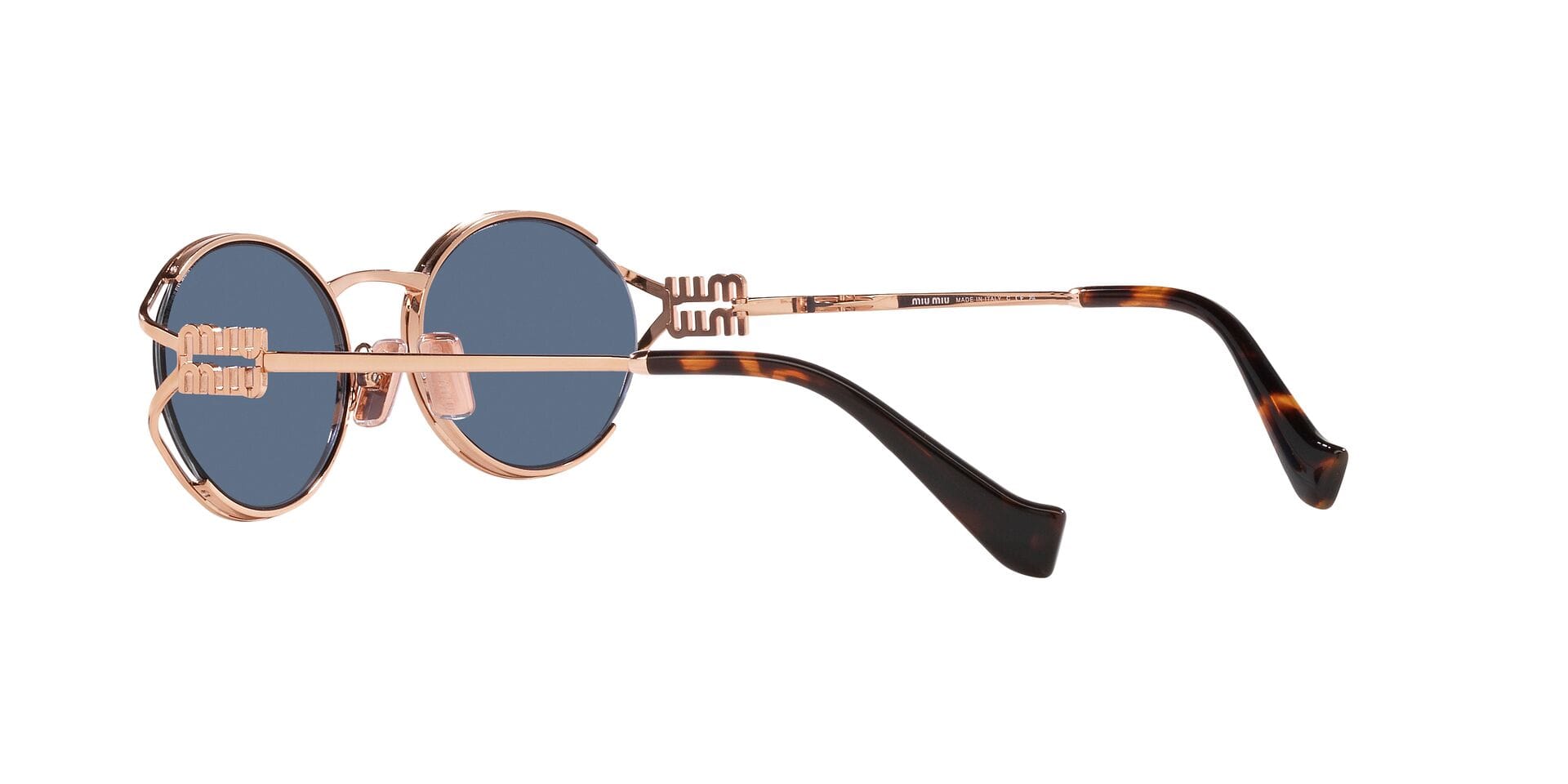 Miu Miu 0MU52YS Sunglass Pink Female Metal Metal Sunglass — Pink frame — view 5