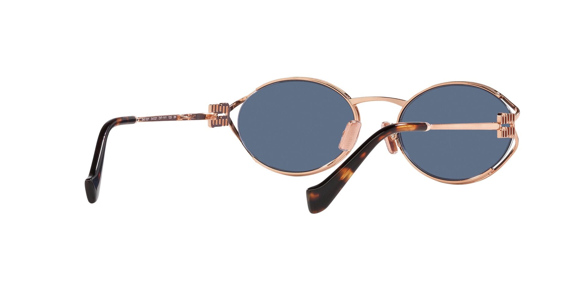 Miu Miu 0MU52YS Sunglass Pink Female Metal Metal Sunglass — Pink frame — view 8