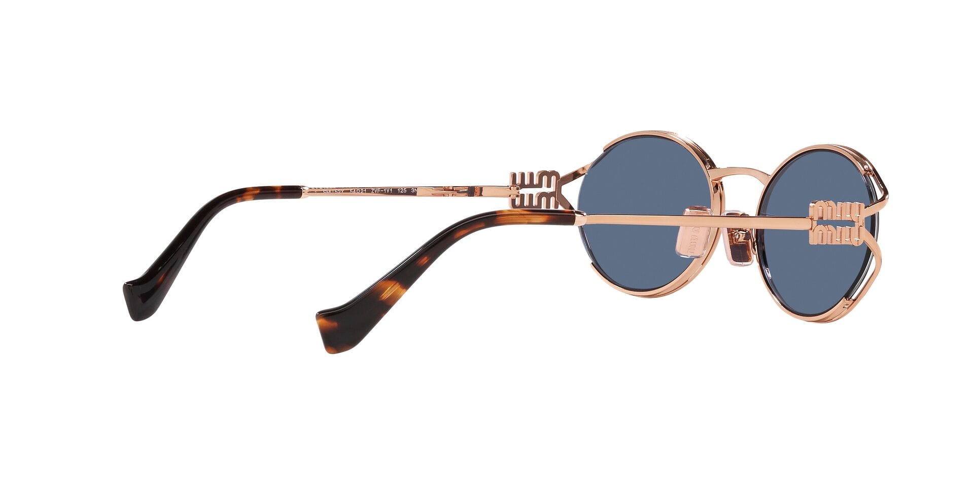 Miu Miu 0MU52YS Sunglass Pink Female Metal Metal Sunglass — Pink frame — view 9