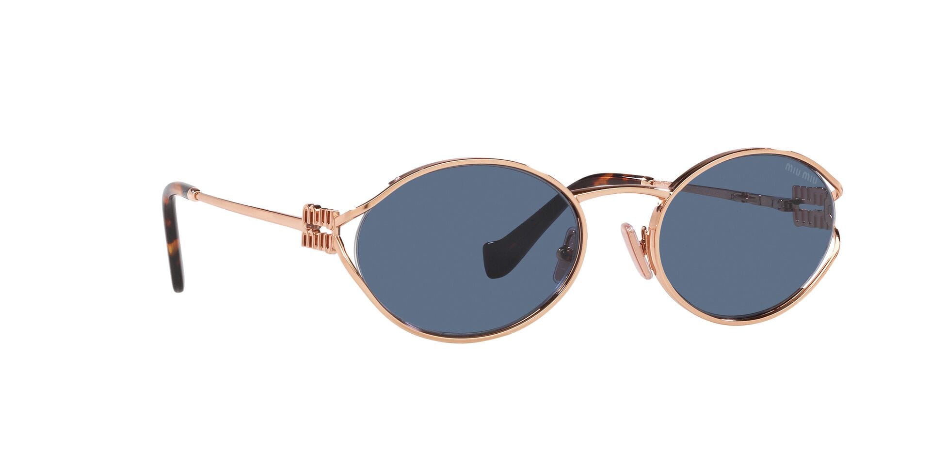 Miu Miu 0MU52YS Sunglass Pink Female Metal Metal Sunglass — Pink frame — view 12