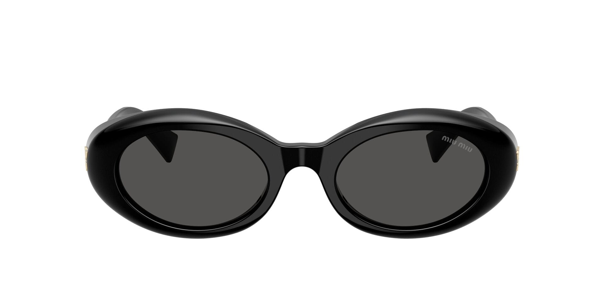 Miu Miu 0MUB09S Sunglass Black Female Shell Shell Sunglass — Black frame — view 6