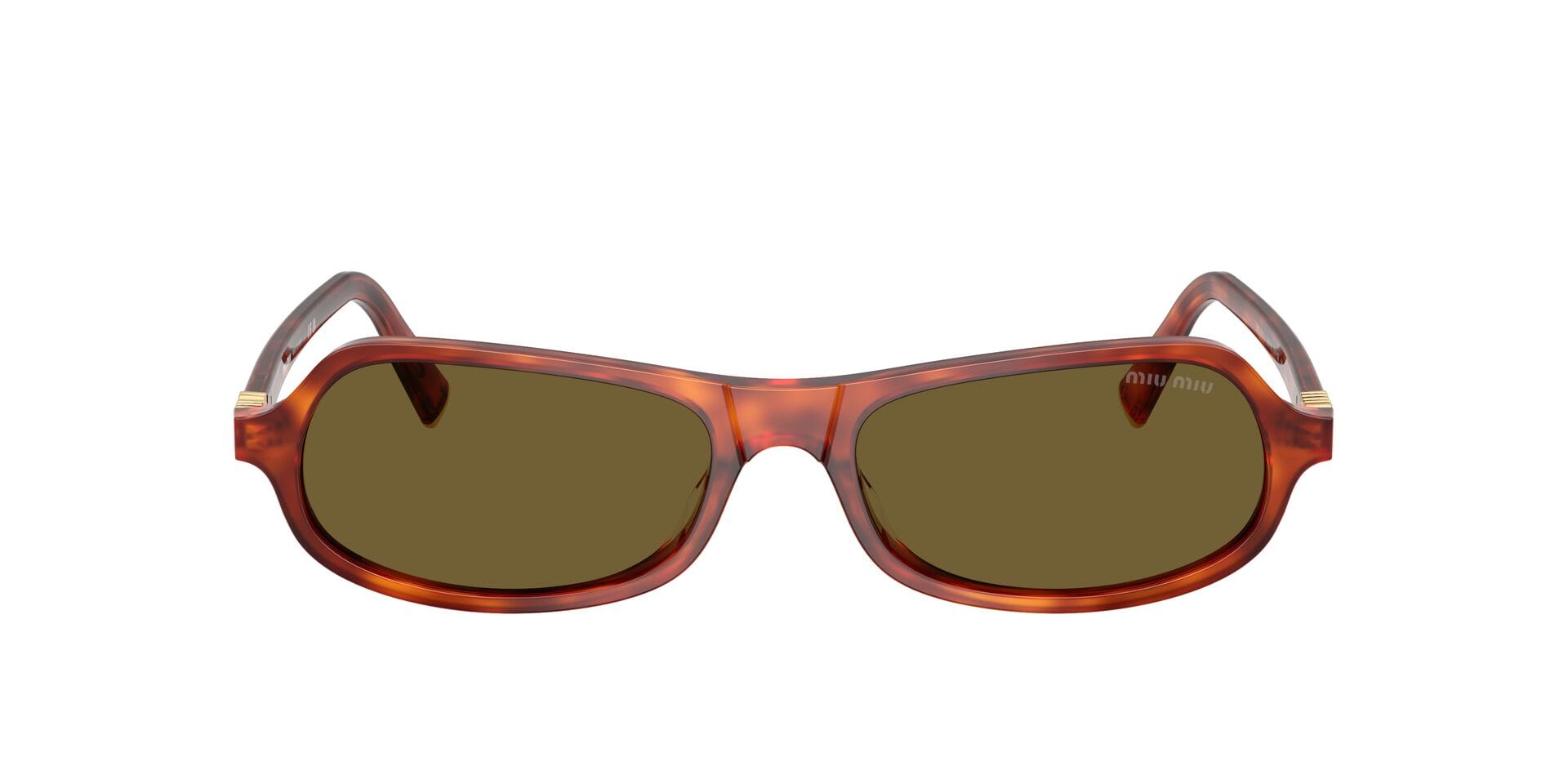 Miu Miu 0MUB10SU Sunglass Havana Female Shell Shell — Havana frame