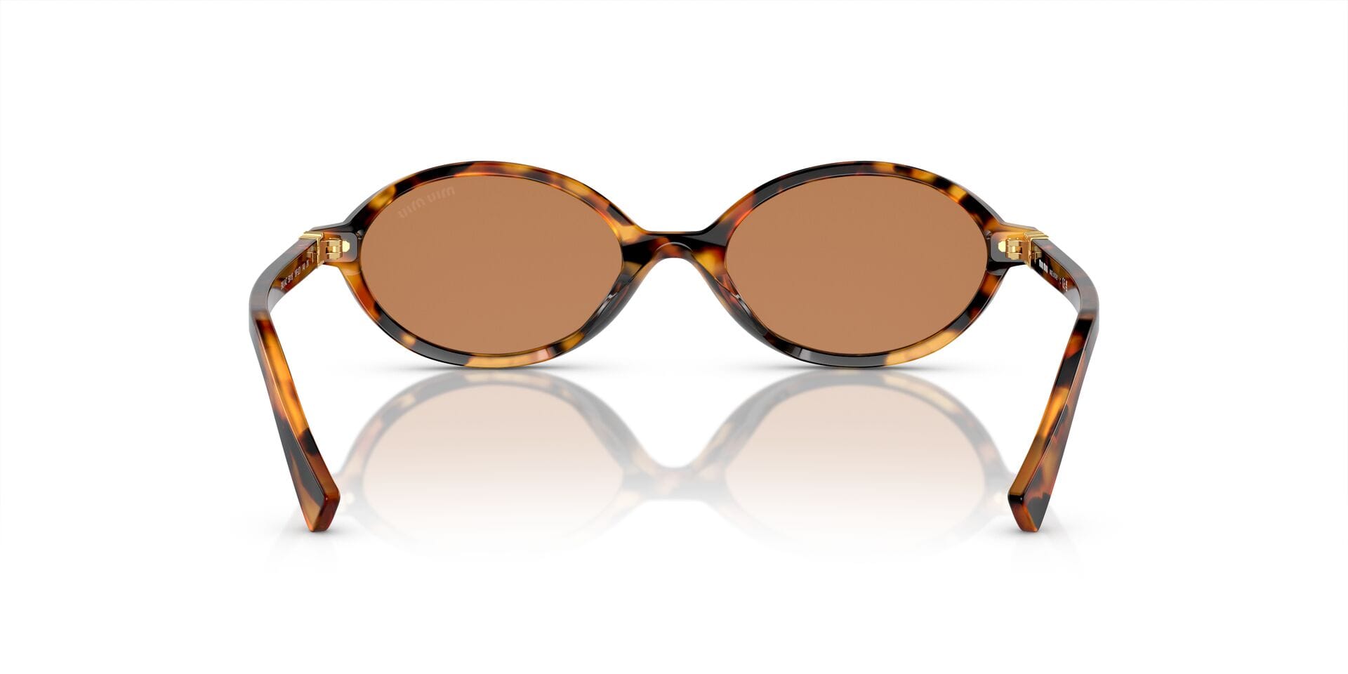 Miu Miu 0MU04ZS Sunglass Havana Female Shell Shell Sunglass — Havana frame — view 2