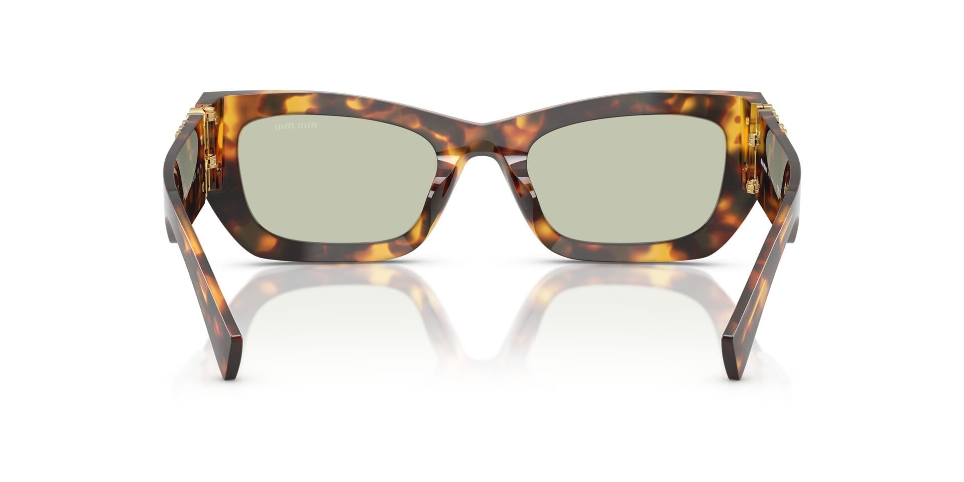 Miu Miu 0MU09WS Sunglass Havana Female Shell Shell Sunglass — Havana frame — view 2
