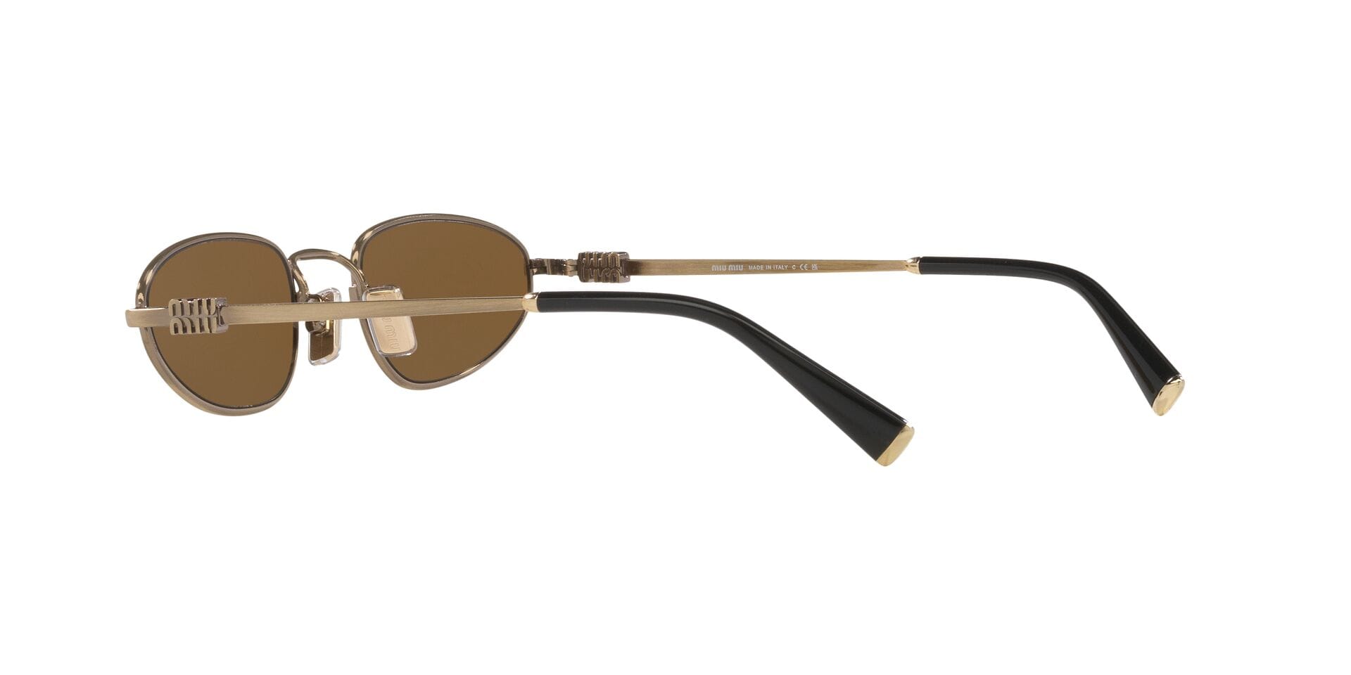Miu Miu 0MUA52S Sunglass Gold Female Metal Metal Sunglass — view 5