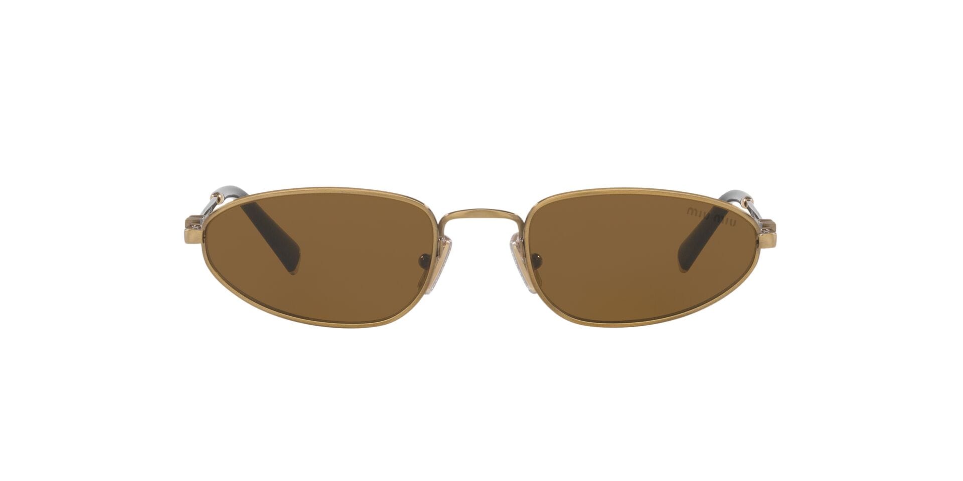 Miu Miu 0MUA52S Sunglass Gold Female Metal Metal — Gold frame