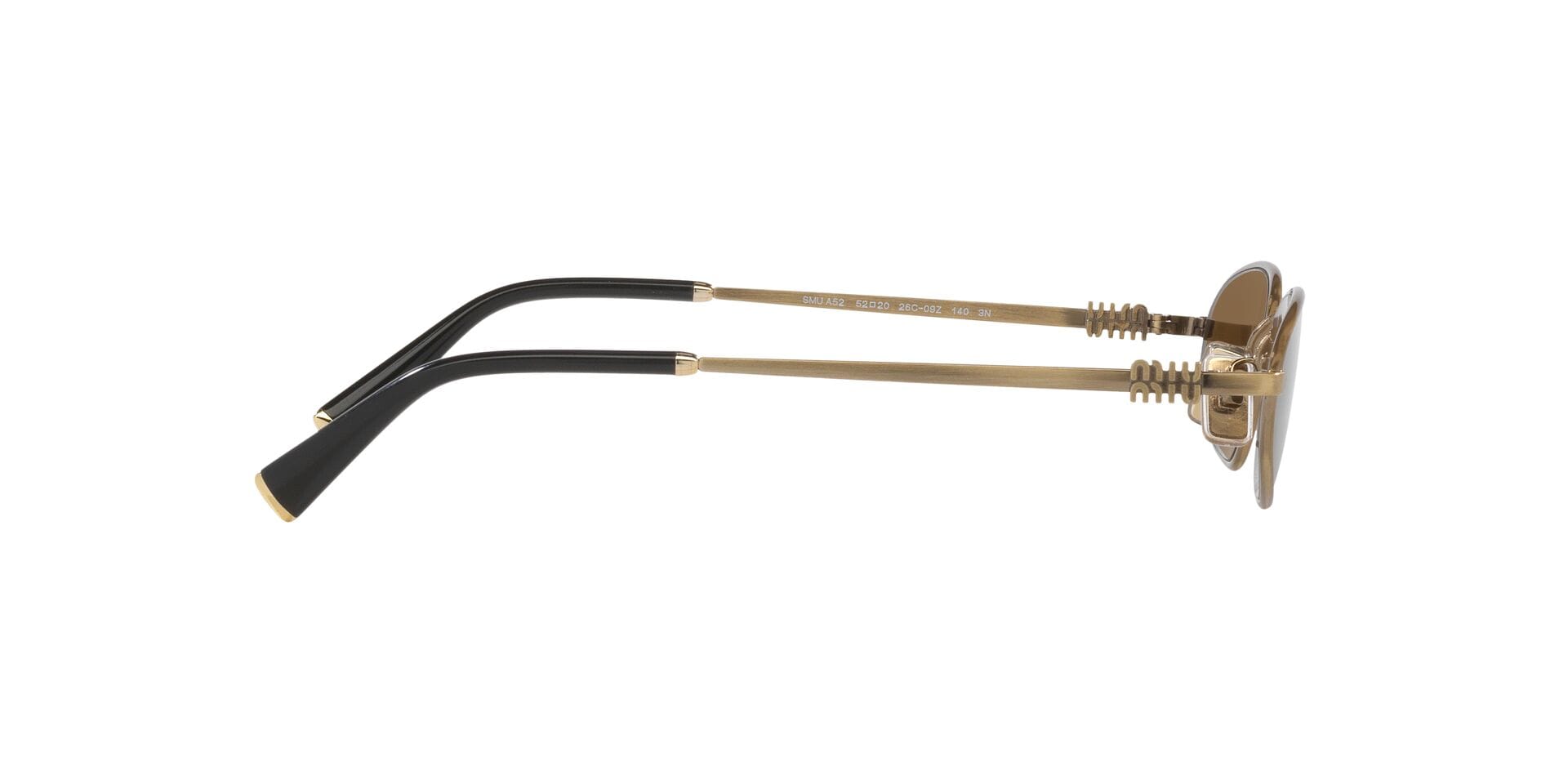 Miu Miu 0MUA52S Sunglass Gold Female Metal Metal Sunglass — view 10