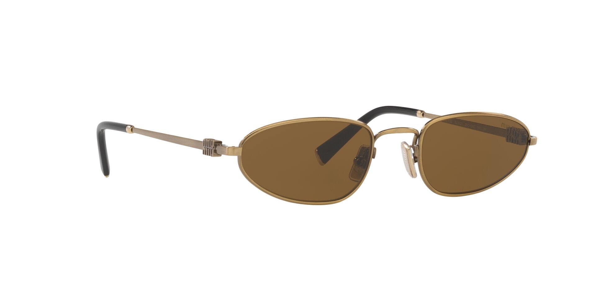 Miu Miu 0MUA52S Sunglass Gold Female Metal Metal Sunglass — view 12
