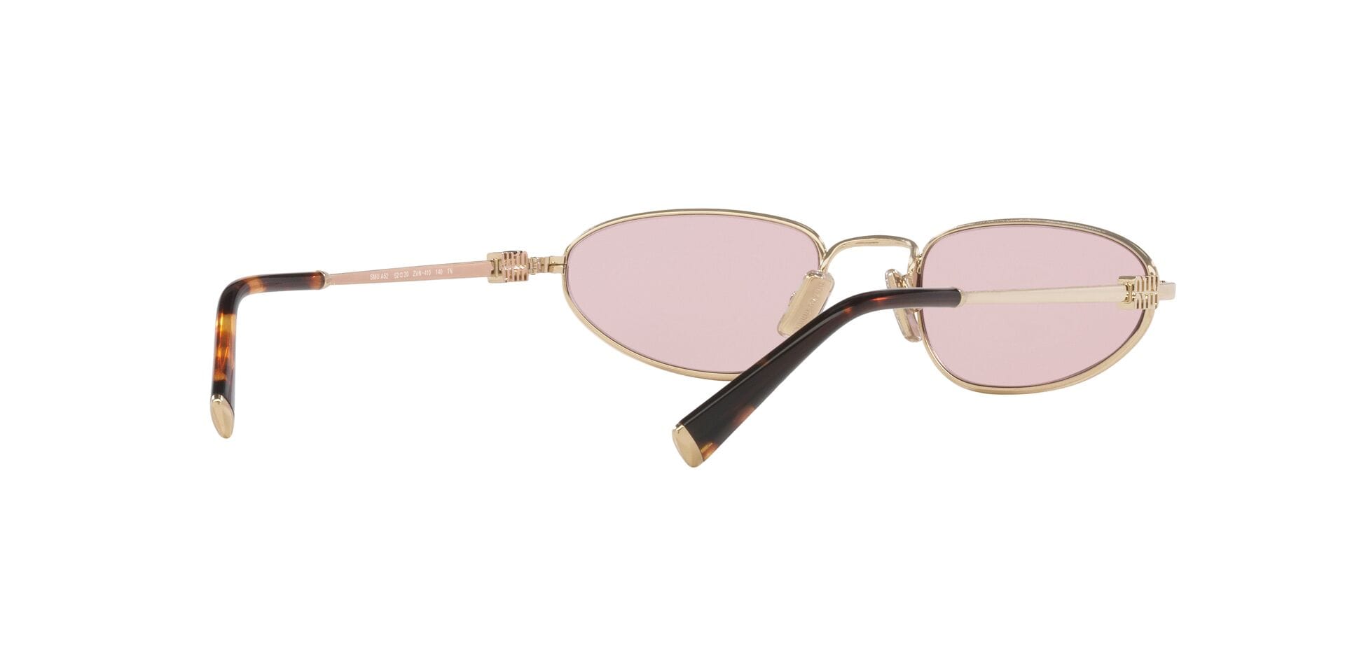 Miu Miu 0MUA52S Sunglass Gold Female Metal Metal Sunglass — Gold frame — view 9