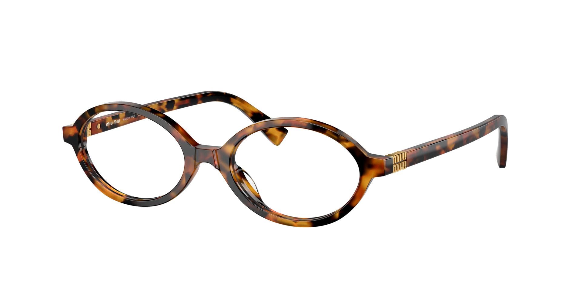 Miu Miu 0MU01XV Frame Havana Female Full Shell Frame — Havana frame — view 7