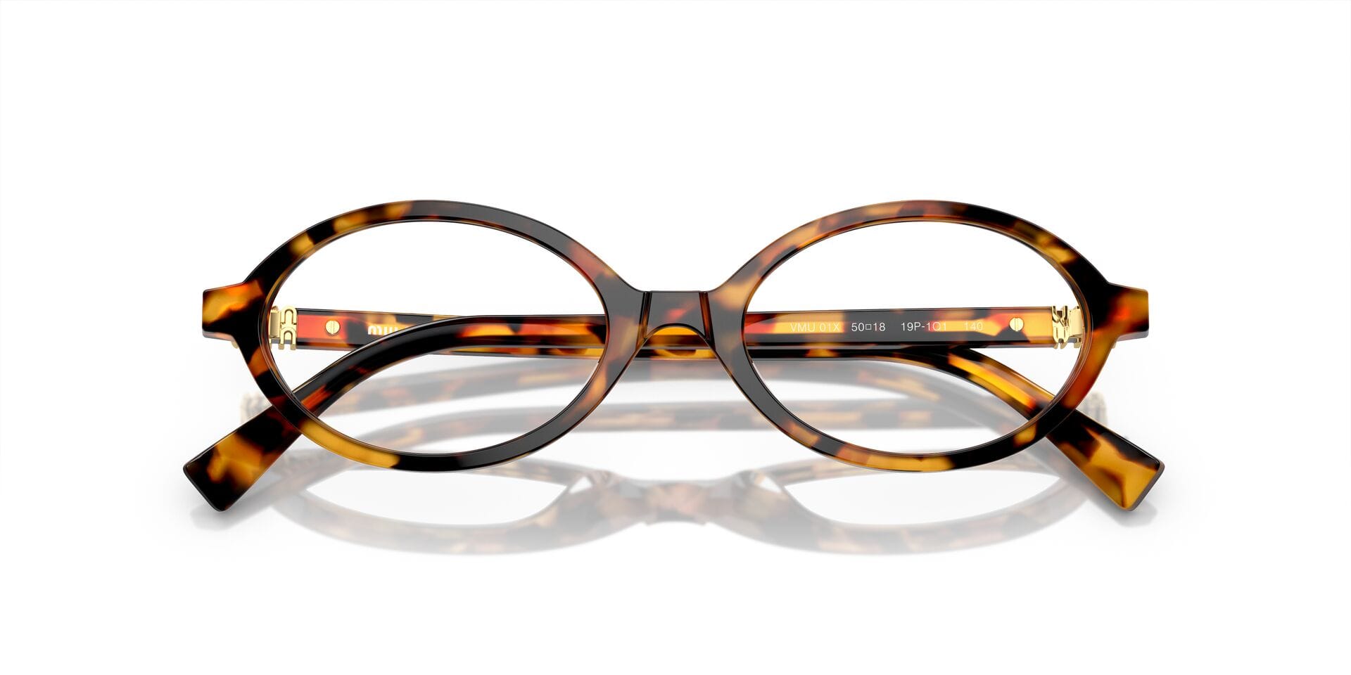 Miu Miu 0MU01XV Frame Havana Female Full Shell Frame — Havana frame — view 21
