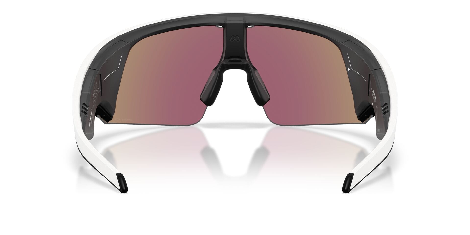 Oakley Meta 0OW8001 Sunglass White Male RimLess Shell Sunglass — White frame — view 4