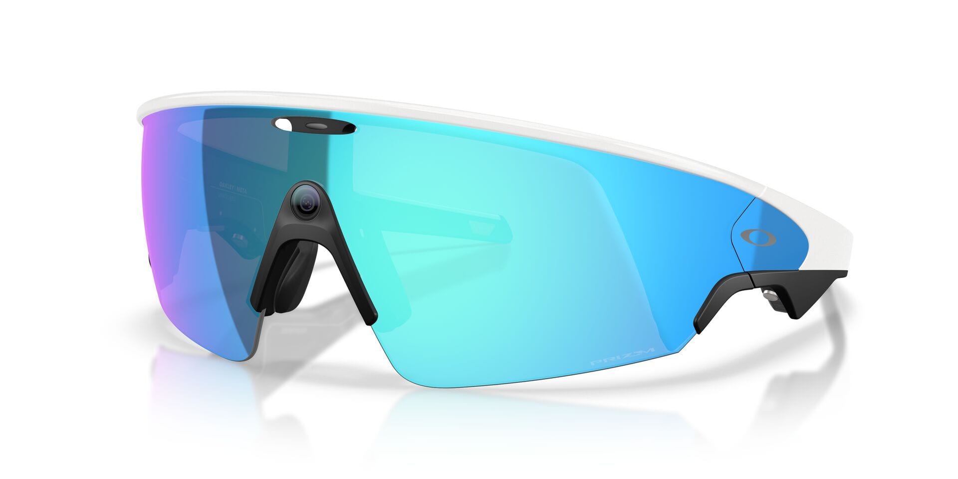 Oakley Meta 0OW8001 Sunglass White Male RimLess Shell Sunglass — White frame — view 8