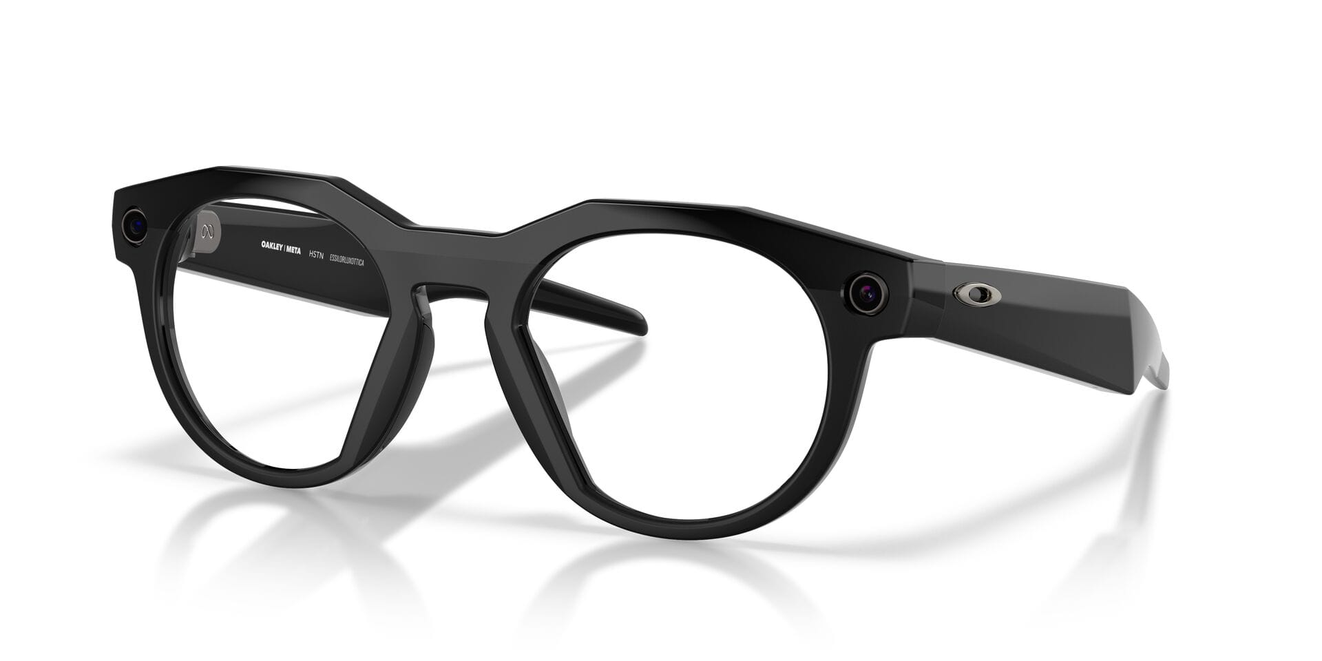 Oakley Meta 0OW8002 Sunglass Black Unisex Full Shell Sunglass — Black frame — view 1