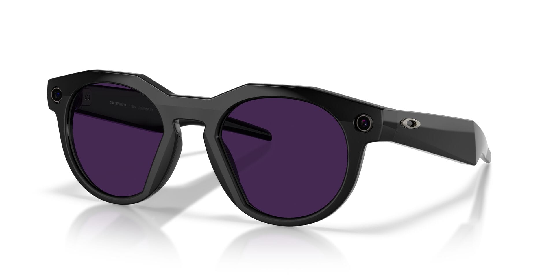 Oakley Meta 0OW8002 Sunglass Black Unisex Full Shell Sunglass — Black frame — view 10