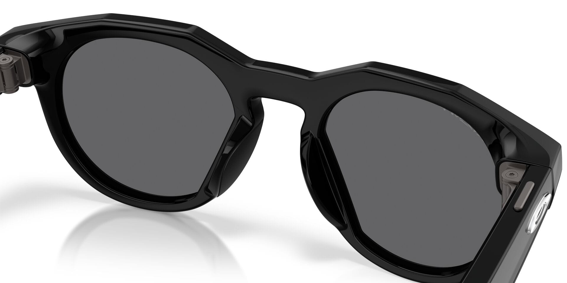 Oakley Meta 0OW8002 Sunglass Black Unisex Full Shell Sunglass — Black frame — view 2