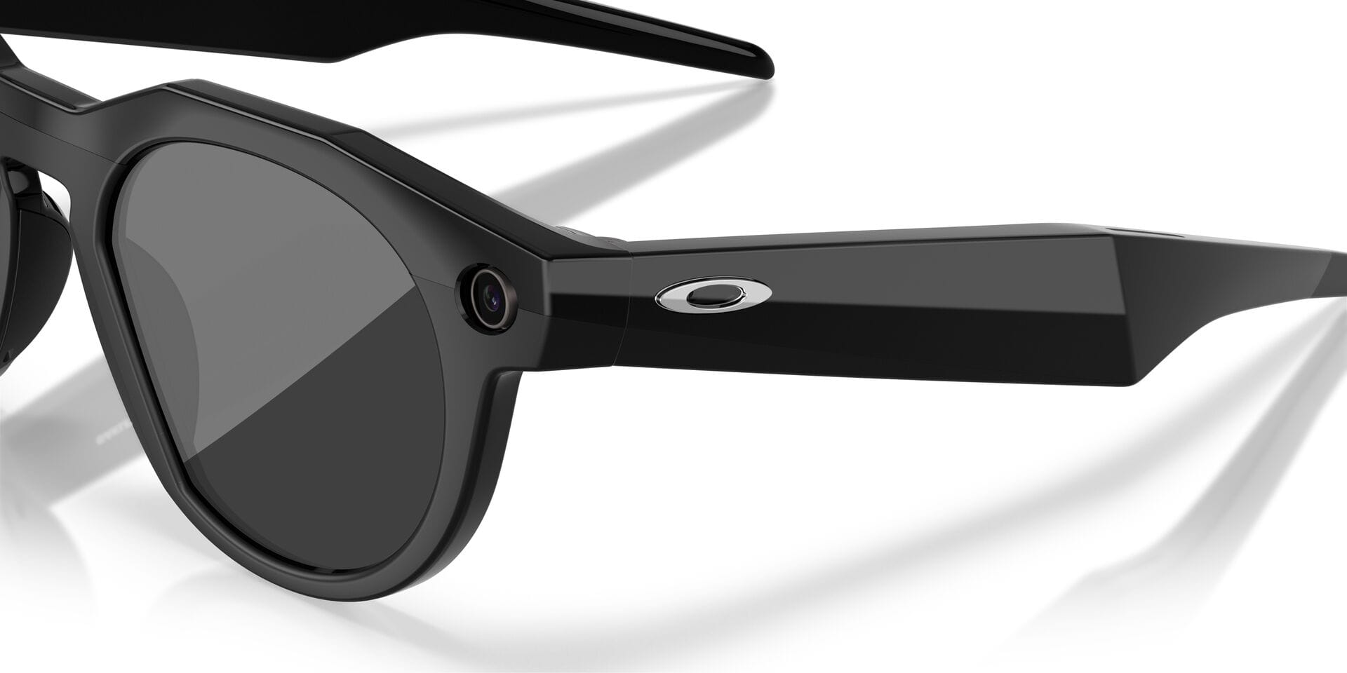 Oakley Meta 0OW8002 Sunglass Black Unisex Full Shell Sunglass — Black frame — view 3