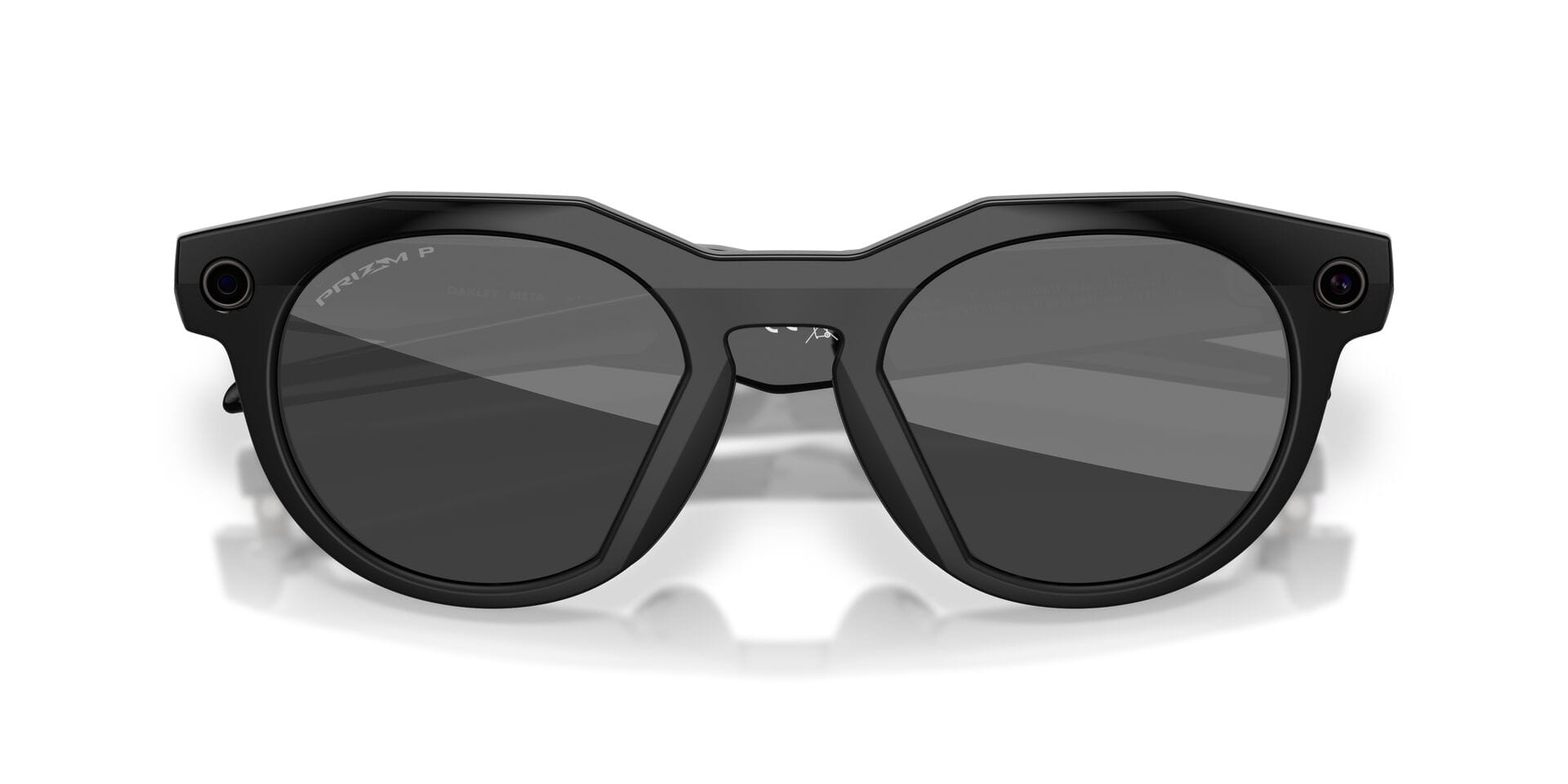 Oakley Meta 0OW8002 Sunglass Black Unisex Full Shell Sunglass — Black frame — view 5