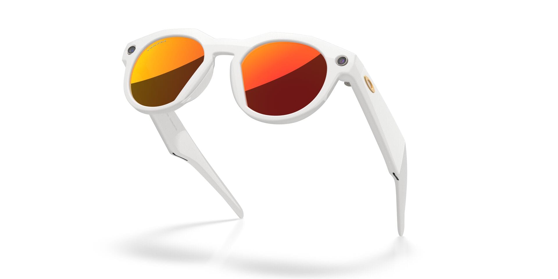 Oakley Meta 0OW8002 Sunglass Grey Unisex Full Shell Sunglass — Grey frame — view 5