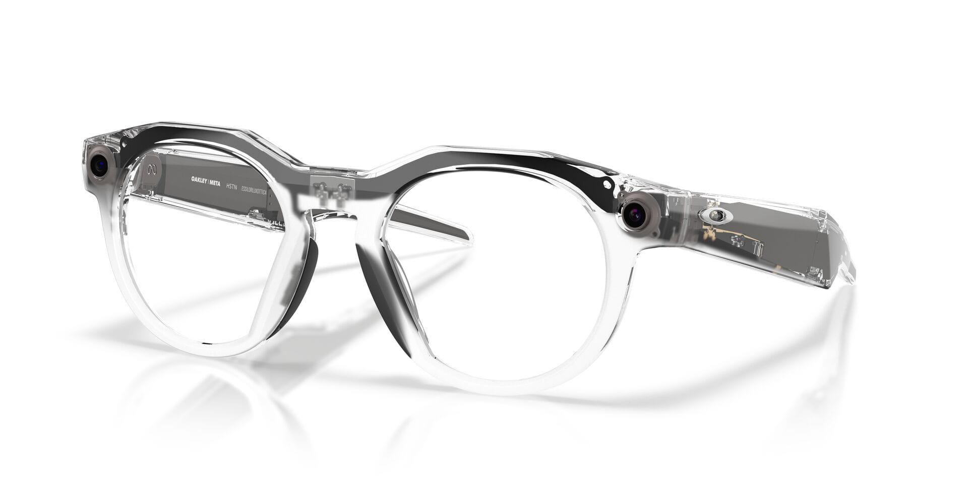Oakley Meta 0OW8002 Sunglass Transparent Unisex Full Shell Sunglass — Transparent frame — view 1