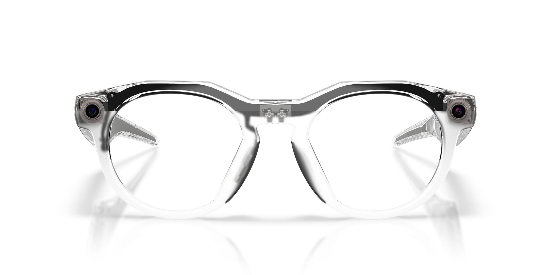 Oakley Meta 0OW8002 Sunglass Transparent Unisex Full Shell Sunglass — Transparent frame — view 2