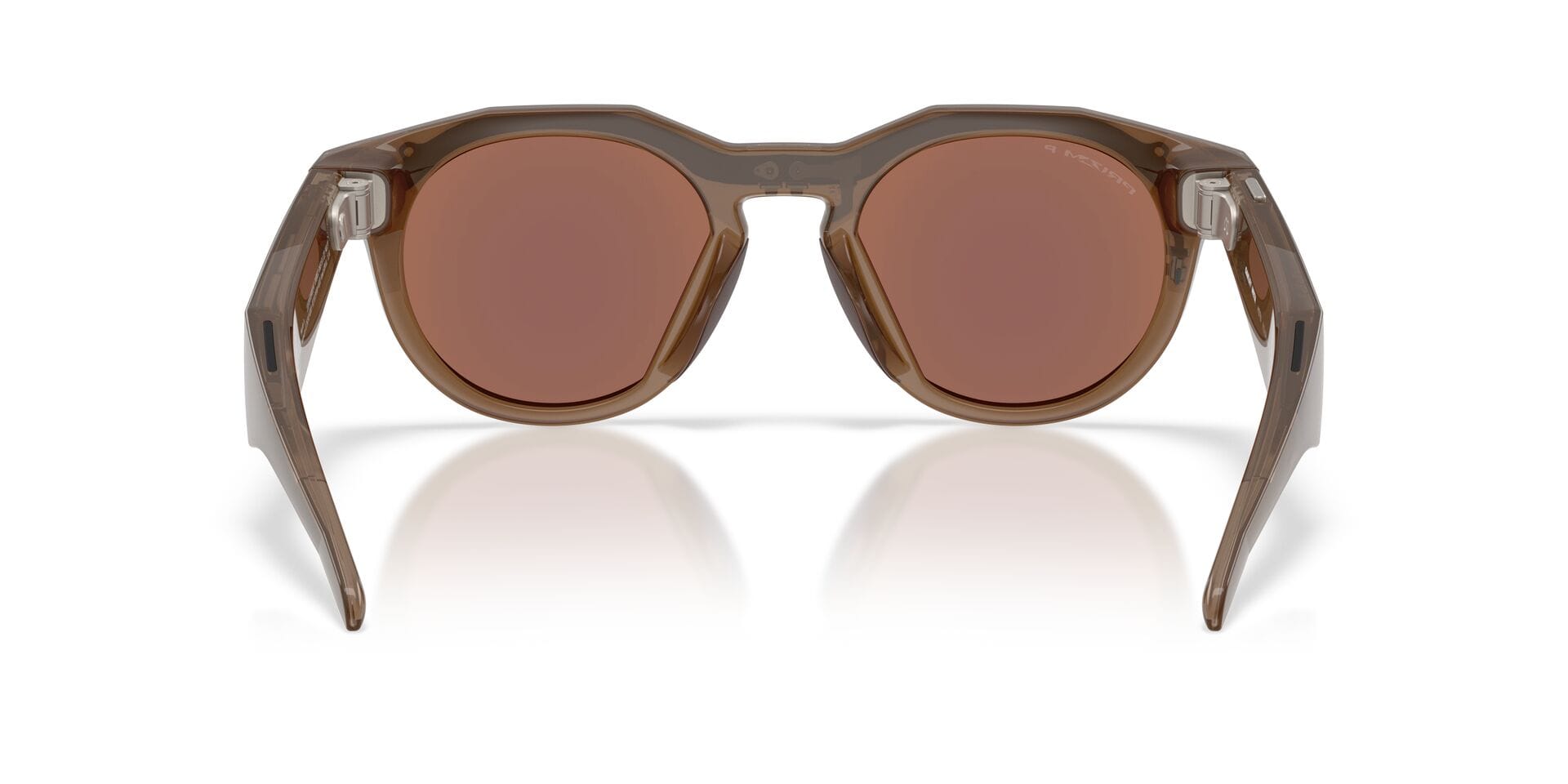 Oakley Meta 0OW8002 Sunglass Brown Unisex Full Shell Sunglass — Brown frame — view 8