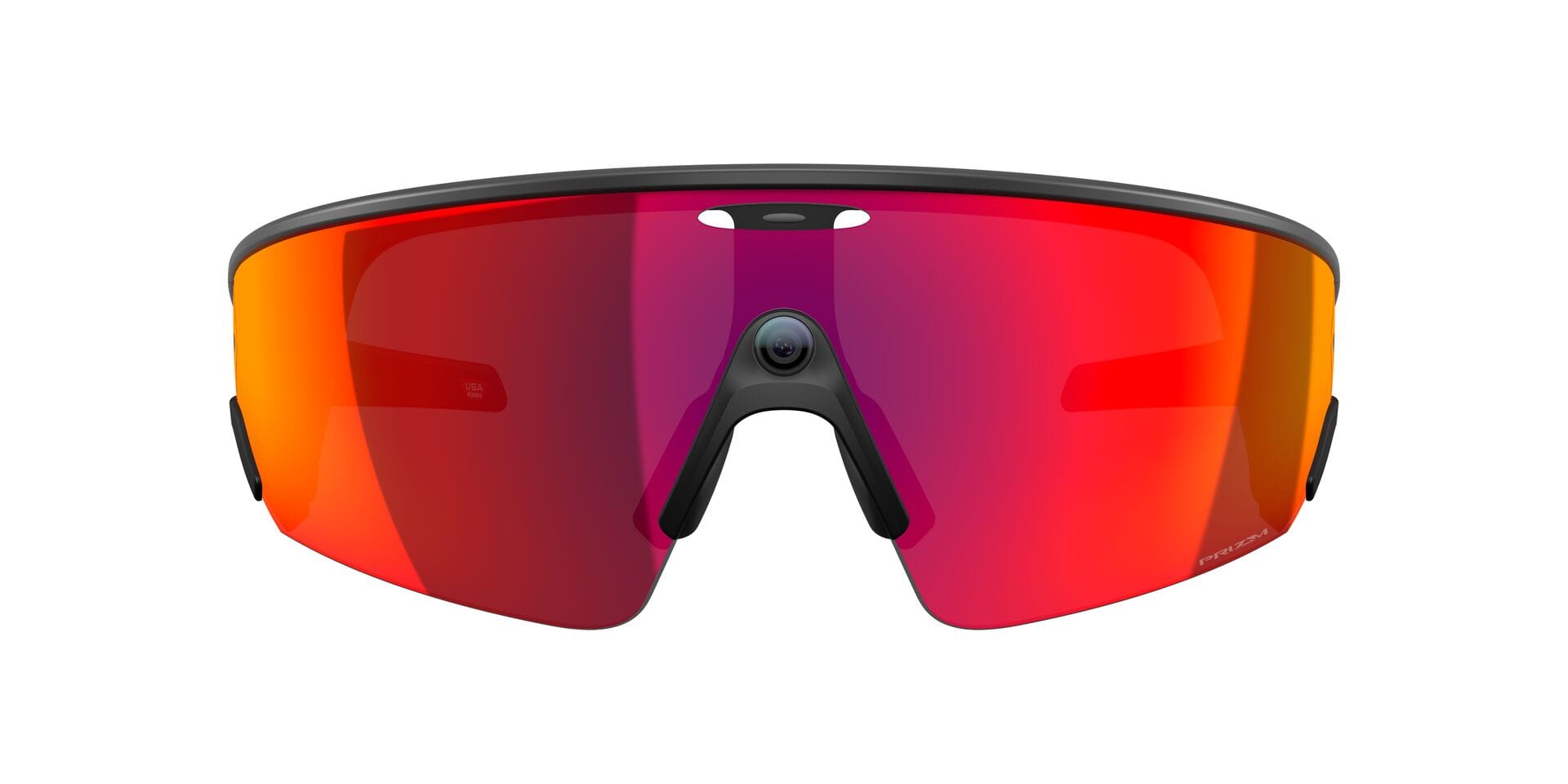Oakley Meta 0OW8001 Sunglass Black Male RimLess Shell Sunglass — Black frame — view 2
