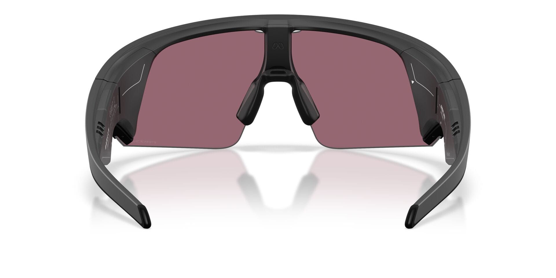 Oakley Meta 0OW8001 Sunglass Black Male RimLess Shell Sunglass — Black frame — view 4