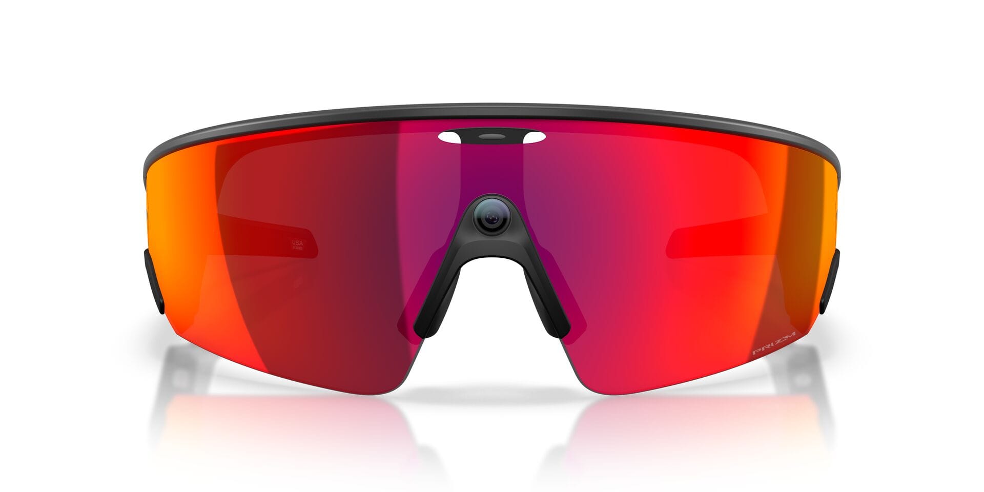 Oakley Meta 0OW8001 Sunglass Black Male RimLess Shell Sunglass — Black frame — view 7