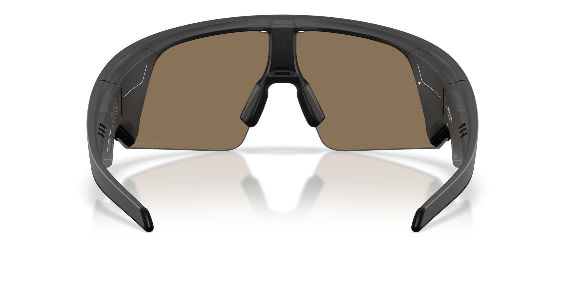 Oakley Meta 0OW8001 Sunglass Black Male RimLess Shell Sunglass — Black frame — view 4