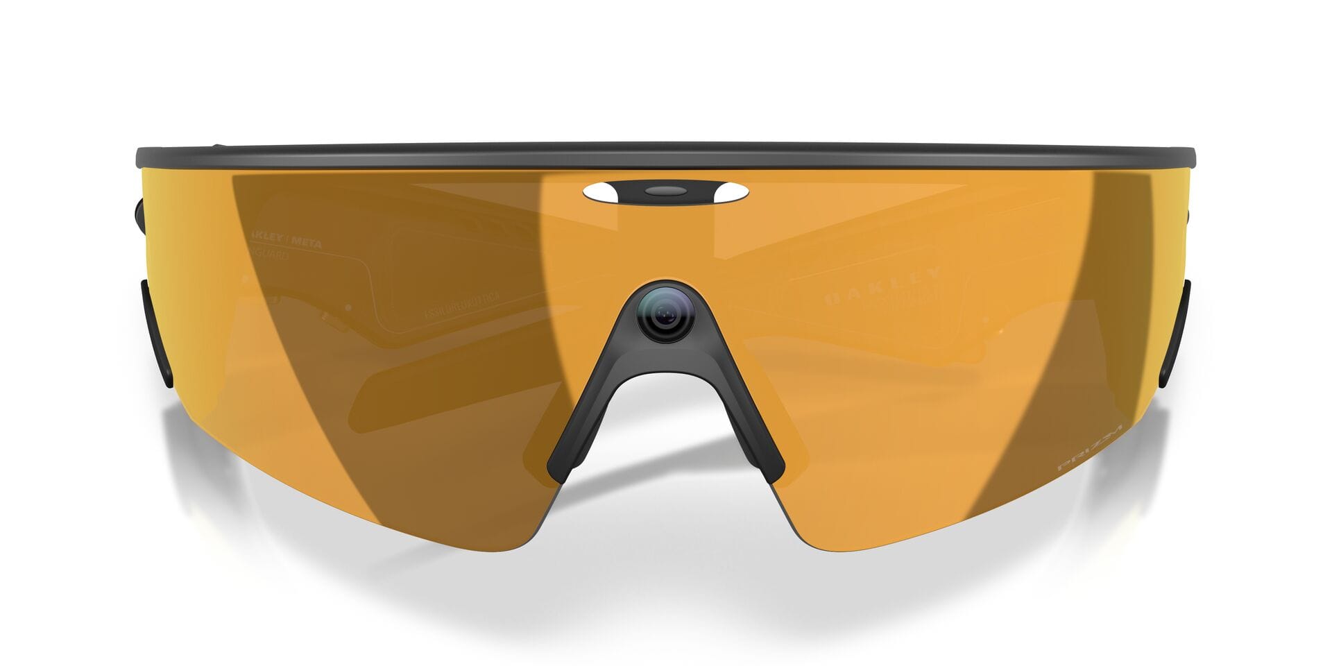 Oakley Meta 0OW8001 Sunglass Black Male RimLess Shell Sunglass — Black frame