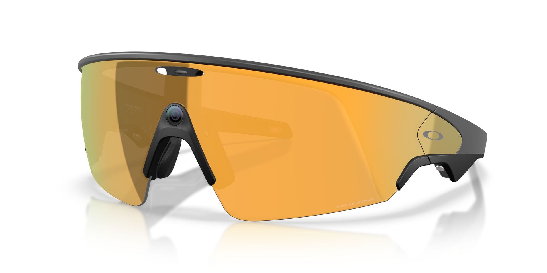 Oakley Meta 0OW8001 Sunglass Black Male RimLess Shell Sunglass — Black frame — view 8