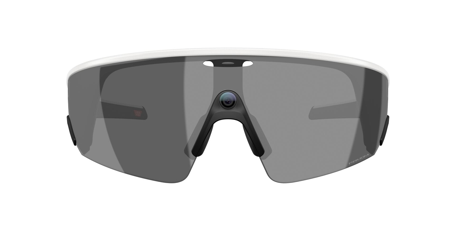 Oakley Meta 0OW8001 Sunglass White Male RimLess Shell Sunglass — White frame — view 2