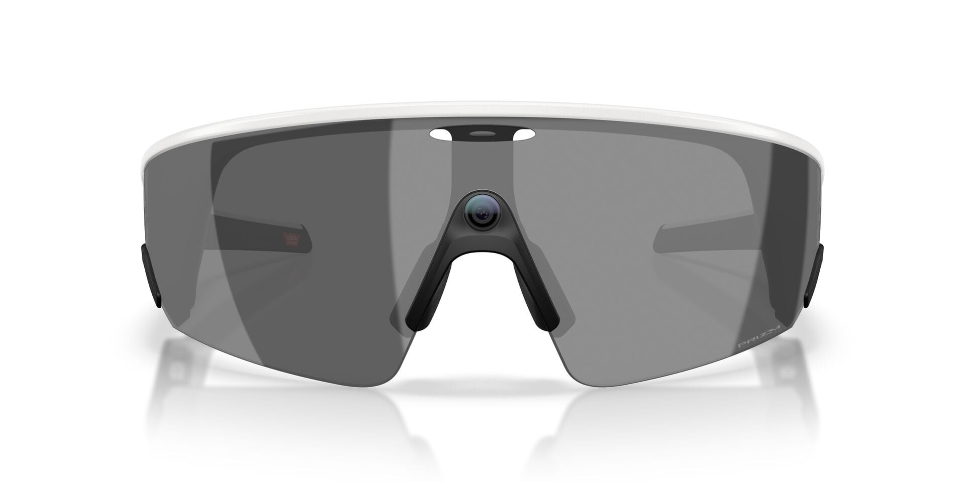 Oakley Meta 0OW8001 Sunglass White Male RimLess Shell Sunglass — White frame — view 7