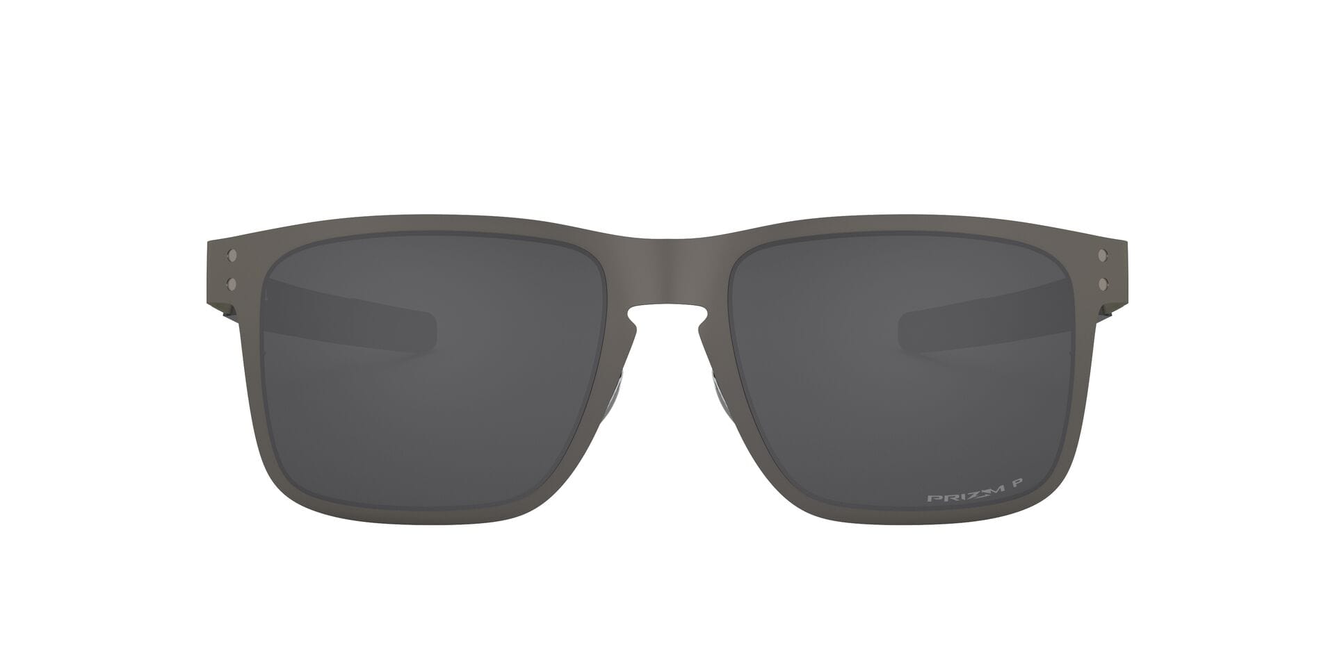 Oakley HOLBROOK METAL Sunglass Grey Male Full Metal Sunglass — Grey frame — view 4