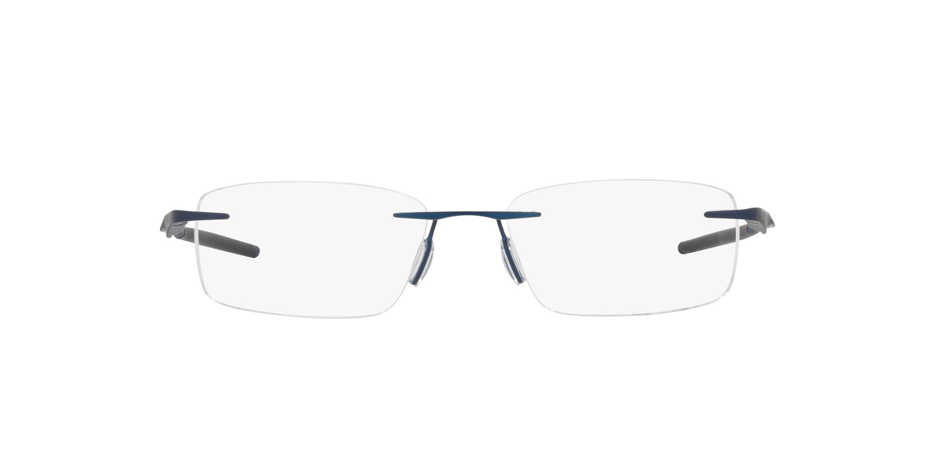 Oakley OX5118 Frame Blue Male RimLess Titanium Frame — Blue frame — view 5