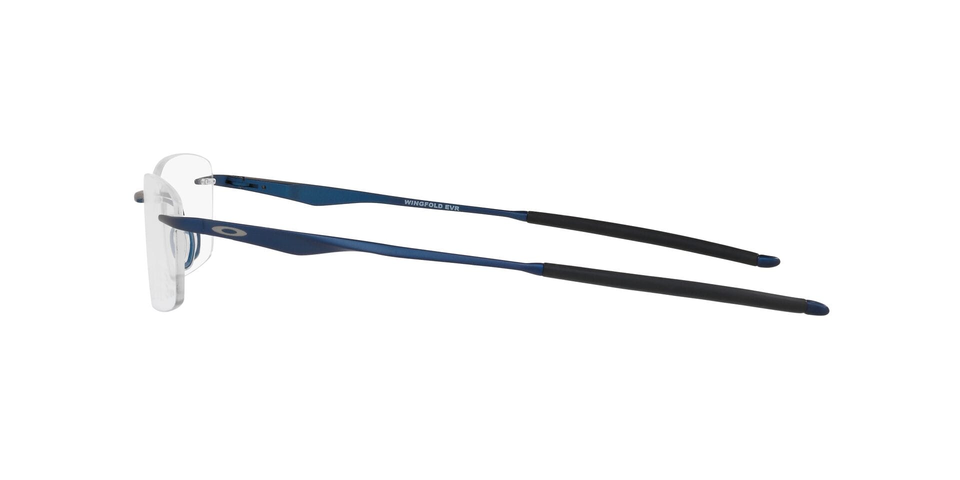 Oakley OX5118 Frame Blue Male RimLess Titanium Frame — Blue frame — view 9