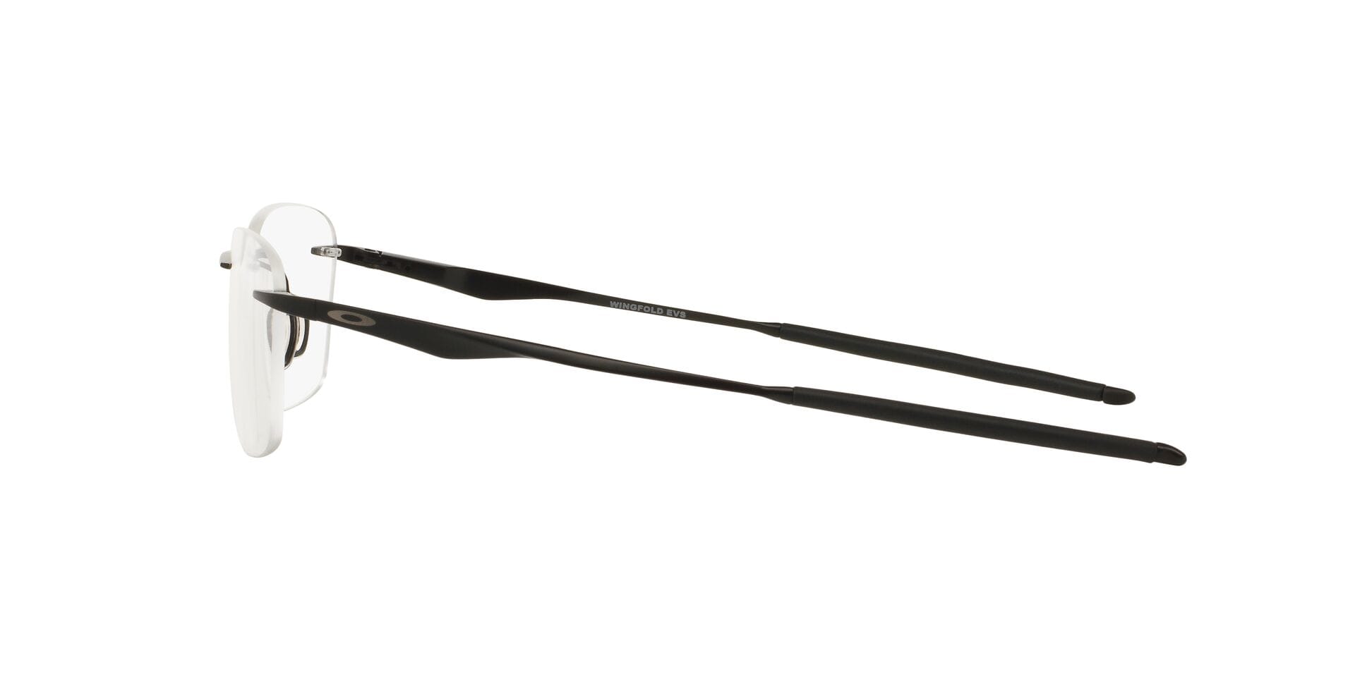 Oakley 0OX5115 Frame Black Unisex RimLess Titanium Frame — Black frame — view 9