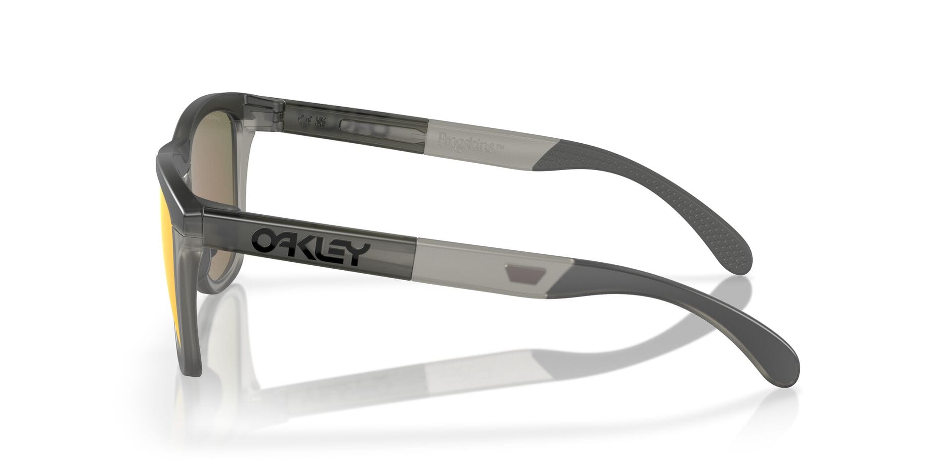 Oakley 0OO9284 Sunglass Transparent Grey Male Full Shell Sunglass — Transparent Grey frame — view 13
