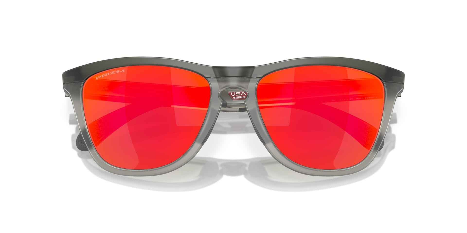Oakley 0OO9284 Sunglass Transparent Grey Male Full Shell Sunglass — Transparent Grey frame — view 17