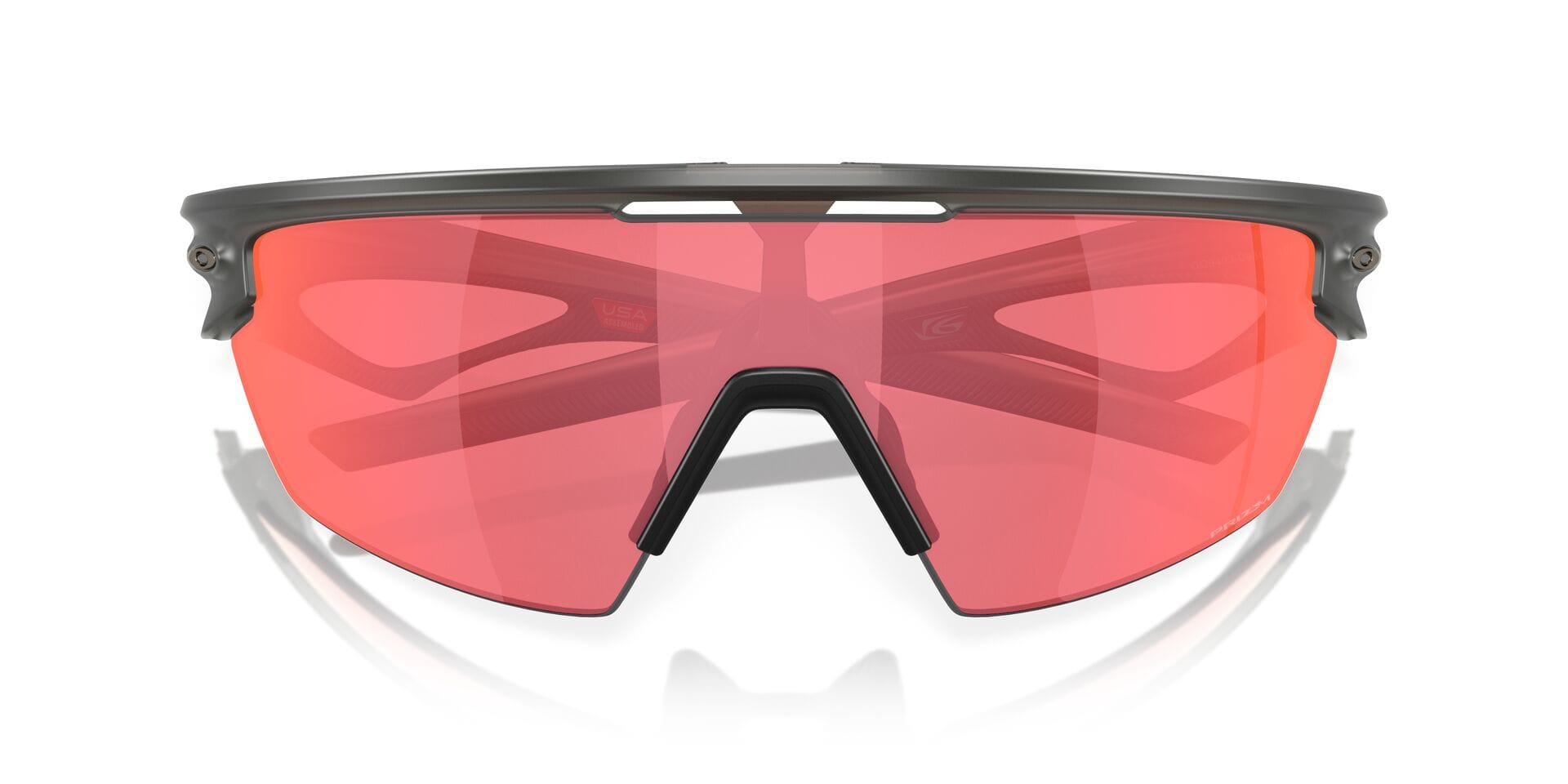 Oakley 0OO9403 Sunglass Grey Unisex RimLess Shell Sunglass — Grey frame — view 23