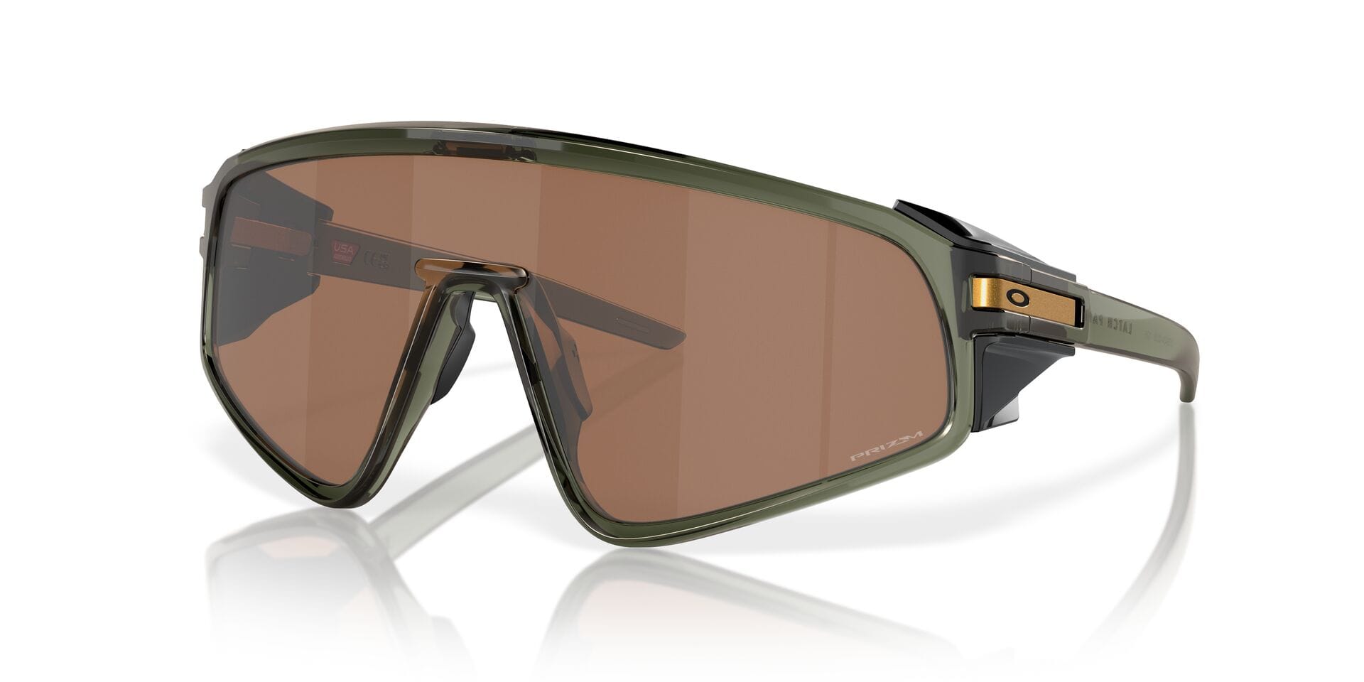 Oakley 0OO9404 Sunglass Olive Unisex Full Shell Sunglass — Olive frame — view 5
