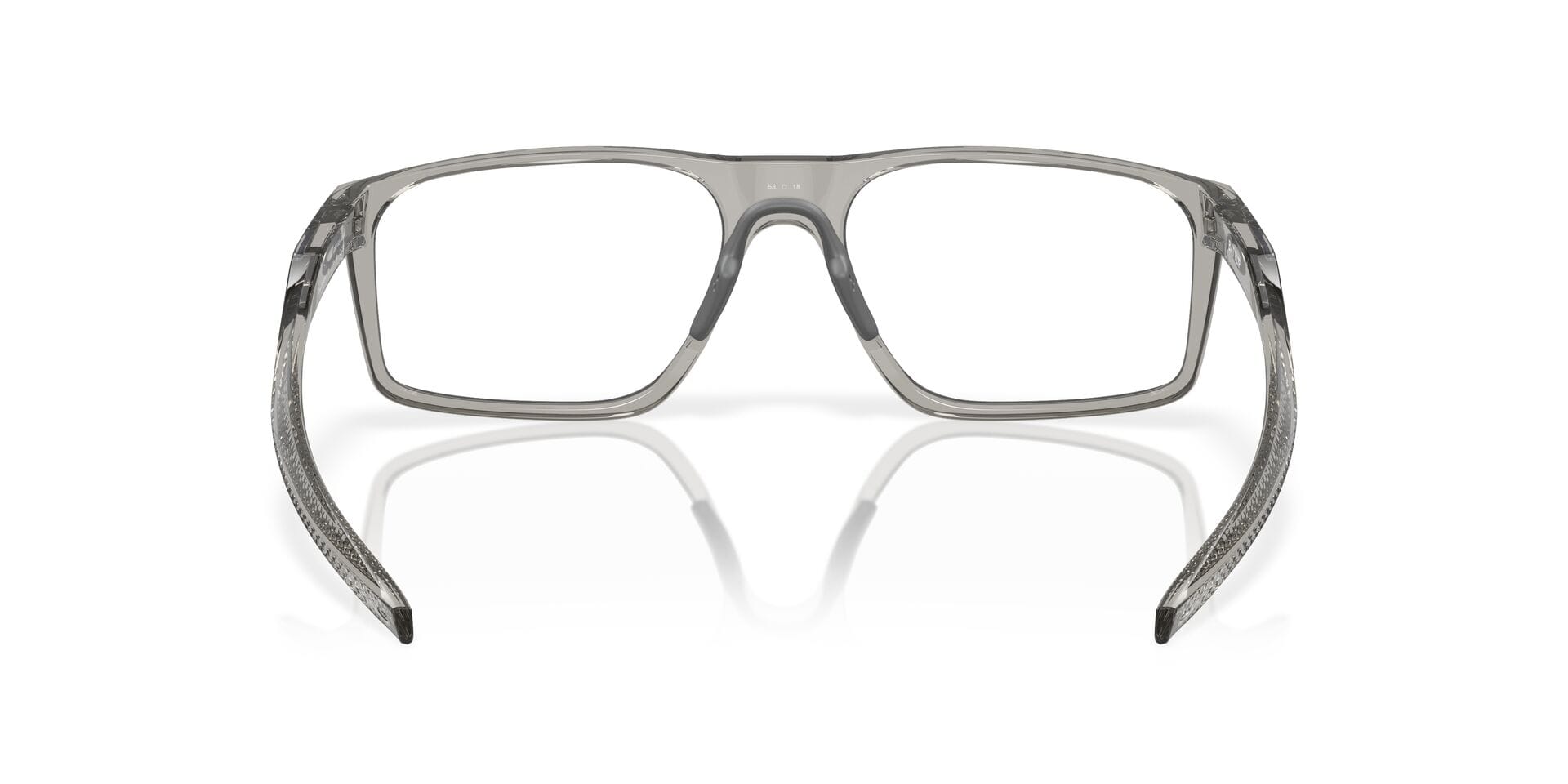 Oakley 0OX8183 Frame Transparent Grey Male Full Shell Frame — view 6