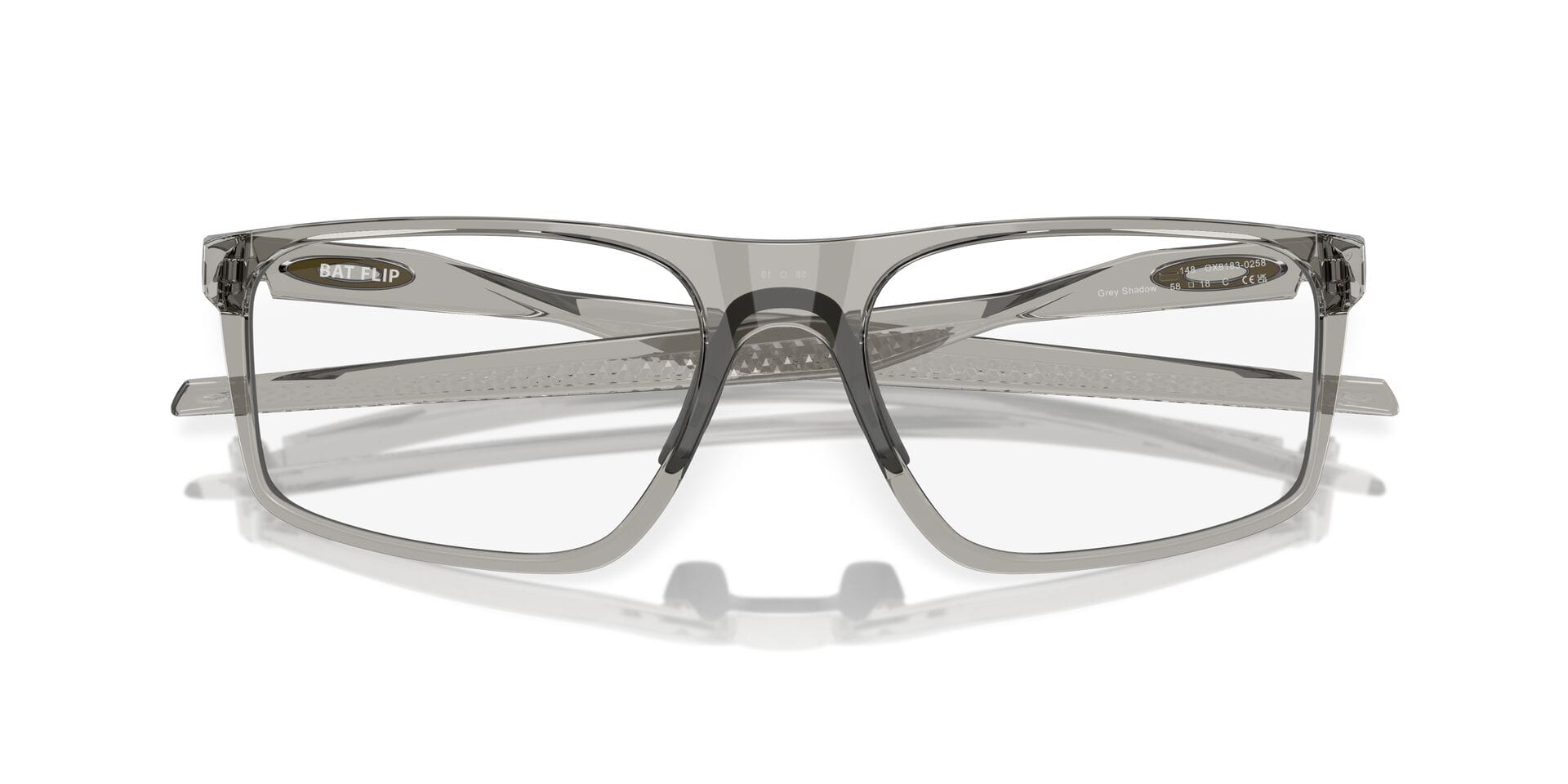 Oakley 0OX8183 Frame Transparent Grey Male Full Shell Frame — view 13