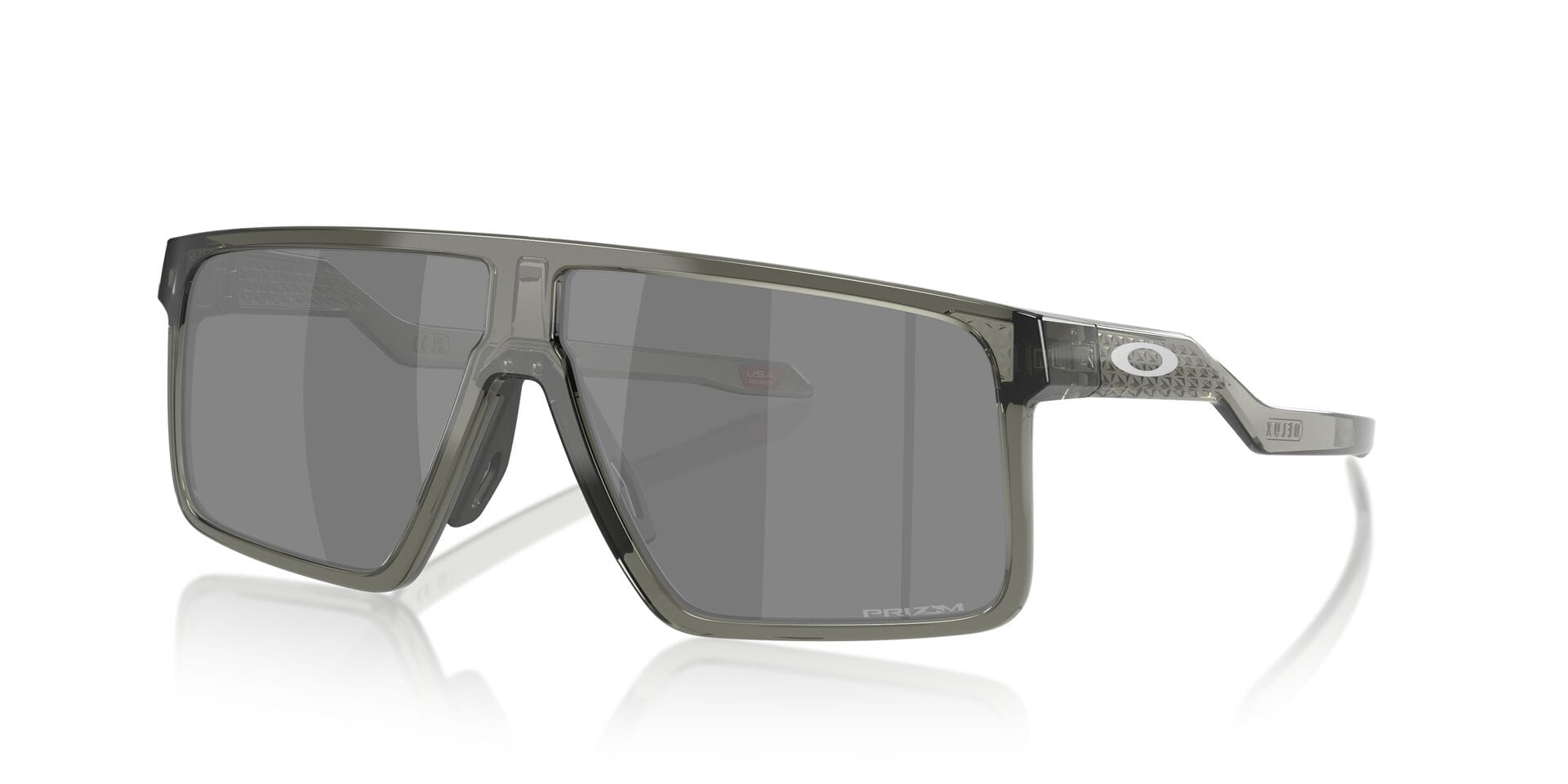 Oakley 0OO9285 Sunglass Transparent Grey Male Full Shell Sunglass — Transparent Grey frame — view 1