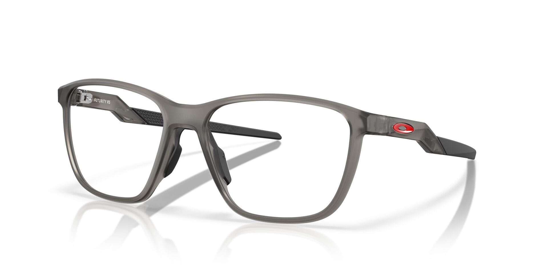 Oakley 0OX8186 Frame Transparent Grey Male Full Shell Frame — Transparent Grey frame — view 2